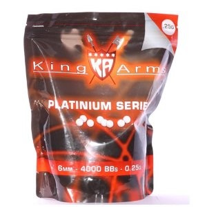 King Arms Platinum BBs 0,25g 4000er Beutel