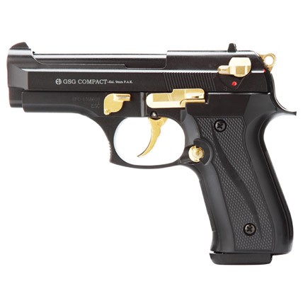Schreckschußpistole Ekol Compact schwarz/gold
