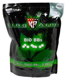 King Arms BIO BBs 0,25g 4000er Beutel