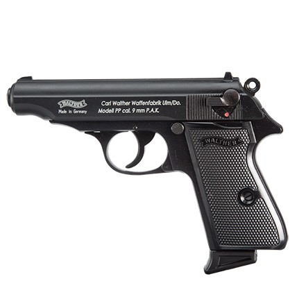 Schreckschußpistole Walther PP brüniert 9mm P.A.K