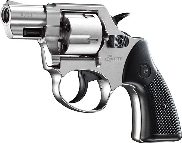 Schreckschußrevolver Röhm RG 59 nickel 9mm knall